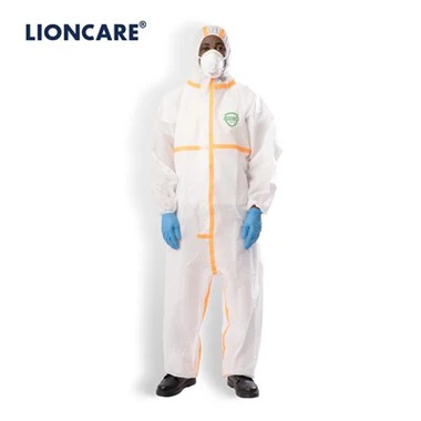 LIONCARE® CoverLite με ταινία ραφές Προστατευτική φόρμα μίας χρήσης Λευκή